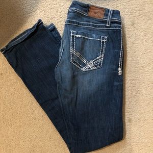 BKE Stella slim boot cut medium wash jeans